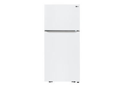 LG White 30” Top Mount Refrigerator (20 Cu.Ft.) - LTCS20020W