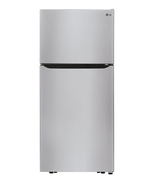 LG Stainless Steel Top Mount Refrigerator (20 Cu. Ft.) - LTCS20040S