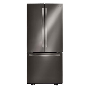 LG 30" 22 Cu. Ft. Black Stainless Steel French Door Refrigerator - LRFNS2200D