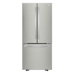 LG 30" 22 Cu. Ft. Smudge Resistant Stainless Steel French Door Refrigerator - LRFNS2200S