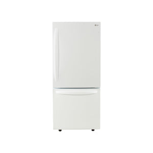 LG 30" 22.1 Cu. Ft. White Bottom-Freezer Refrigerator - LRDNS2200W