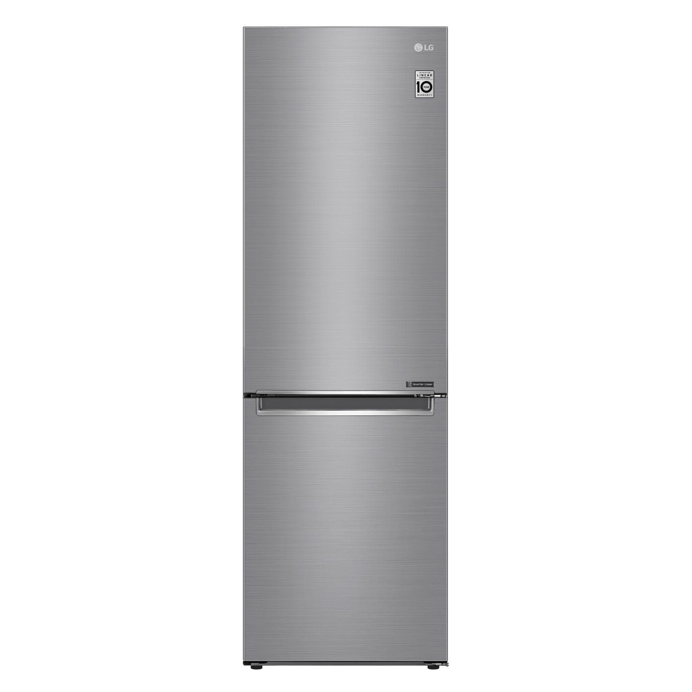 LG 24" 12 Cu. Ft. Platinum Silver Counter-Depth Bottom-Freezer Refrigerator with DoorCooling+ - LBNC12231V