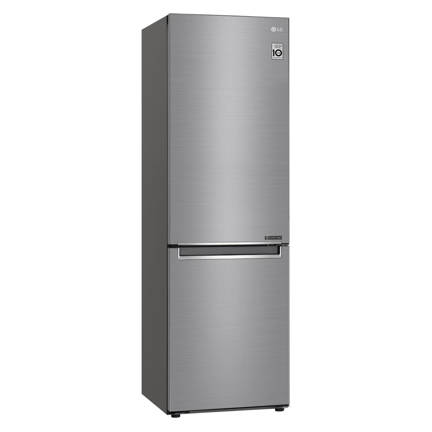 LG 24" 12 Cu. Ft. Platinum Silver Counter-Depth Bottom-Freezer Refrigerator with DoorCooling+ - LBNC12231V