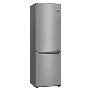LG 24" 12 Cu. Ft. Platinum Silver Counter-Depth Bottom-Freezer Refrigerator with DoorCooling+ - LBNC12231V