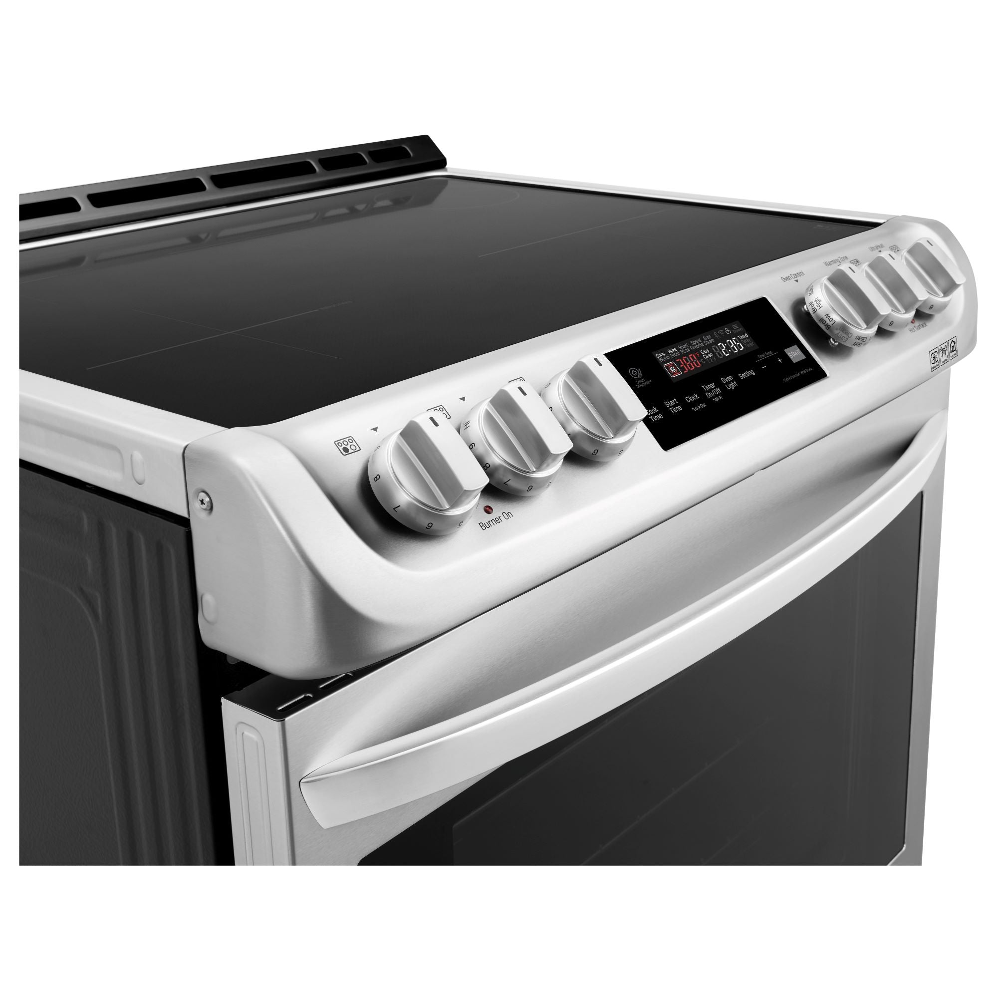 LG Stainless Steel Smart Wi-Fi Induction Slide In Range With ProBakeConvection™ and EasyClean® (6.3 Cu.Ft) - LSE4616ST