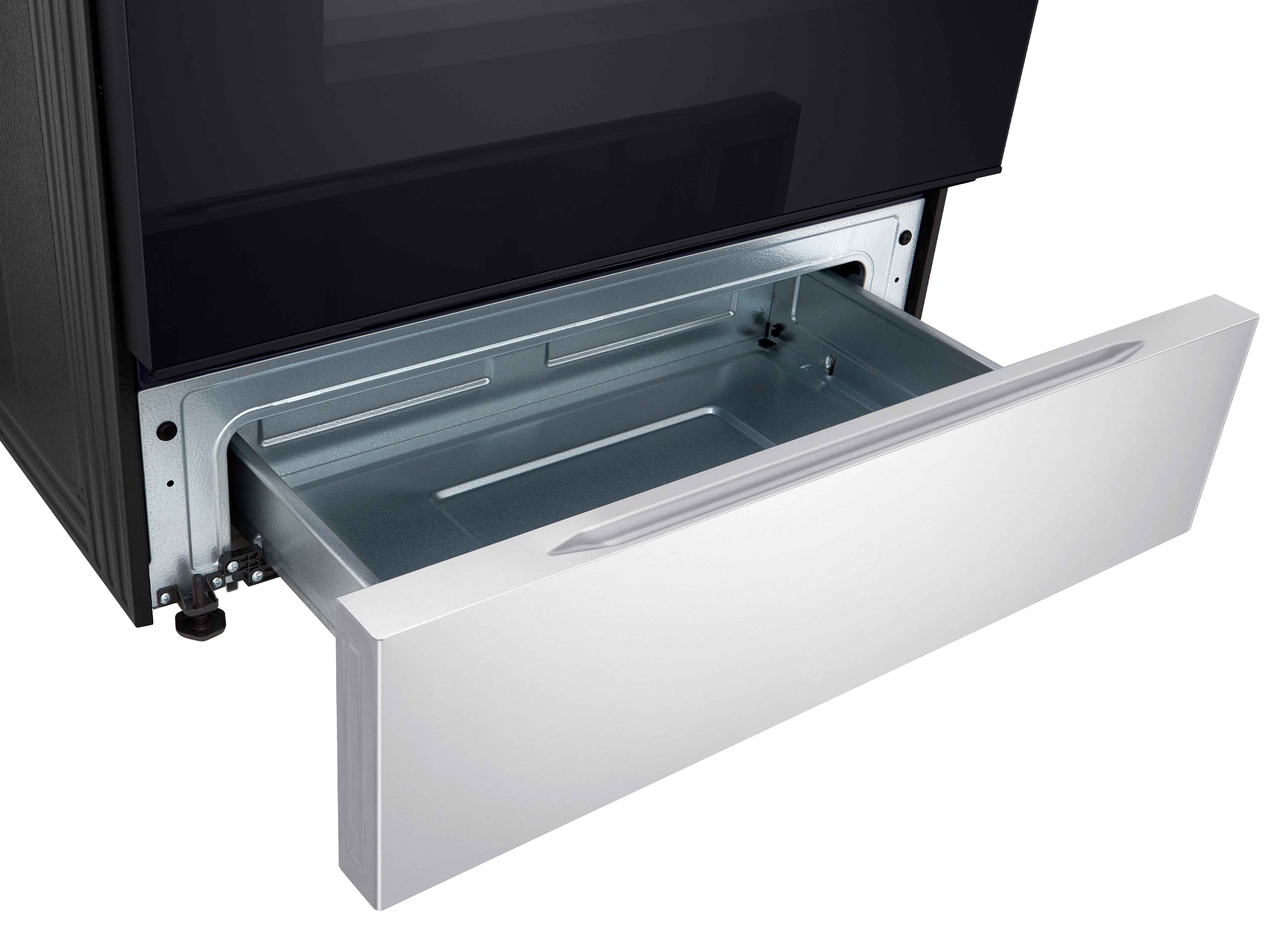 LG Stainless Steel 6.3 cu ft. Electric ThinQ® Range with Air Fry and Fan Convection -LREL6323S