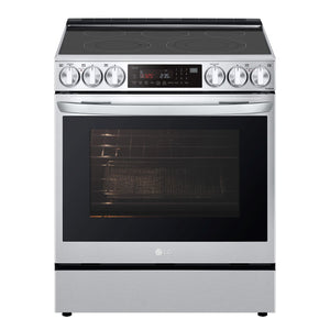 LG Smudge-Resistant Stainless Steel Smart Wi-Fi Enabled ProBake Convection® InstaView™ Electric Slide-in Range with AirFry (6.3 Cu.Ft) - LSEL6335F