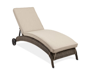 Orion Outdoor Sun Lounger - Beige