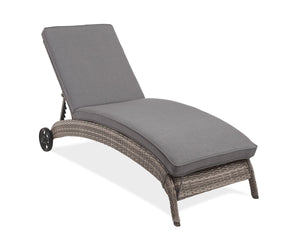 Orion Outdoor Sun Lounger - Grey