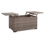 Le Mans Outdoor Lift-Top Coffee Table - Grey