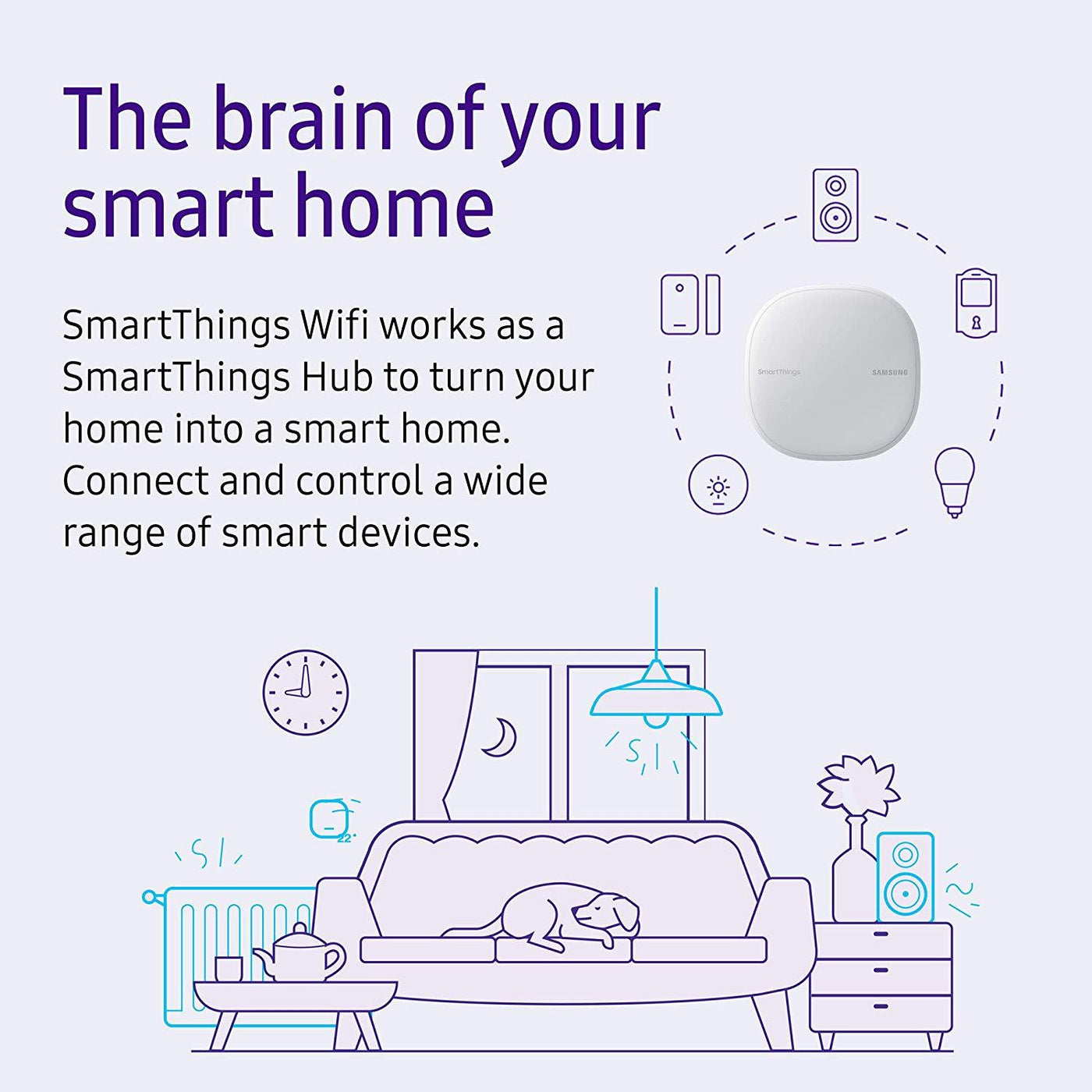 Samsung SmartThings WiFi Mesh Router 3-pack - ET-WV525KWEGCA