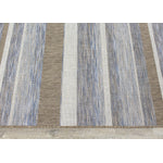 Euclid 3'11" X 5'7" Indoor/Outdoor Banded Rug - Grey Brown Area Rug