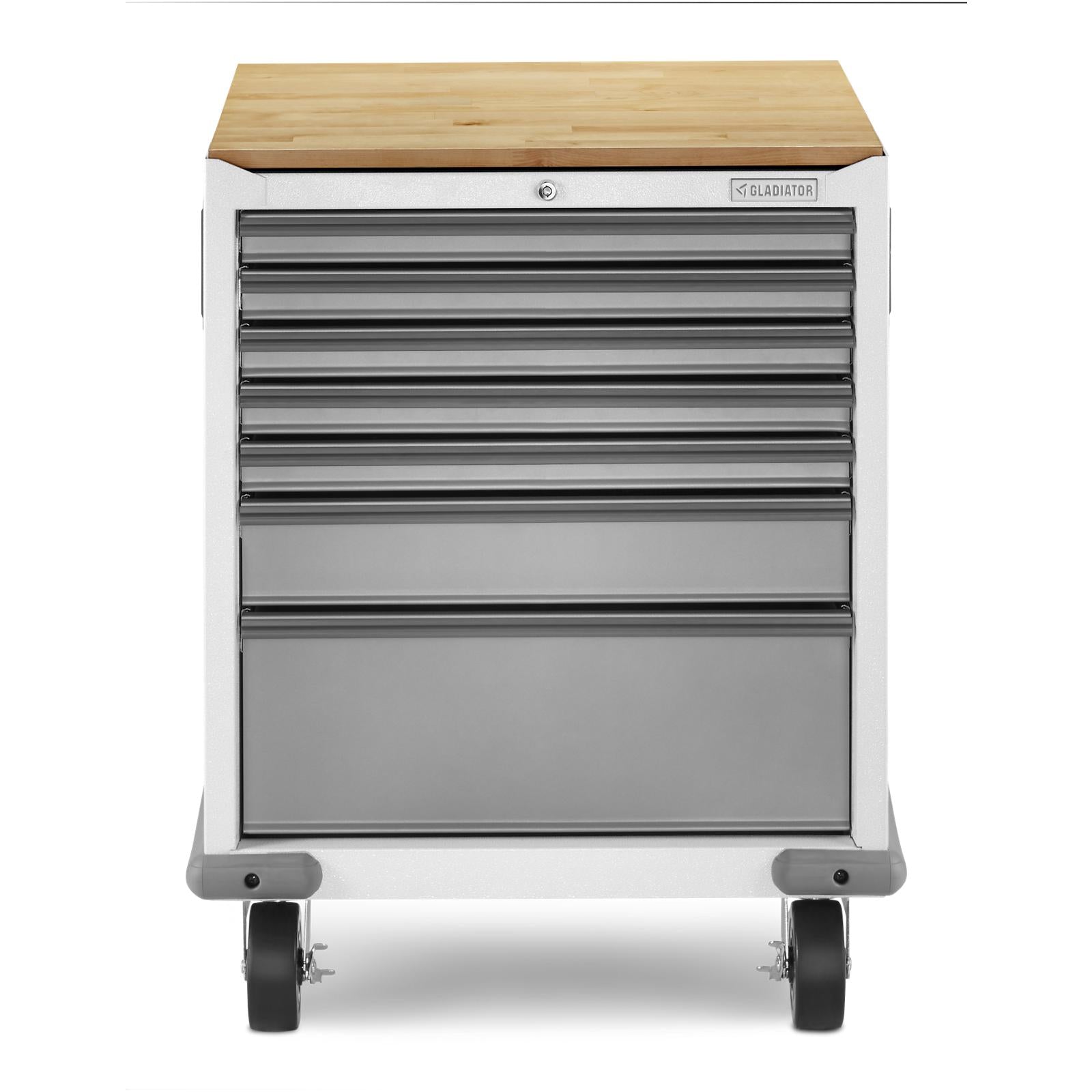Gladiator Gray Slate Premier Pre-Assembled 7 Drawer Modular Tool Storage Cabinet - GAGD277DKW