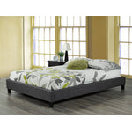 Salento Headboardless Twin Platform Bed - Grey