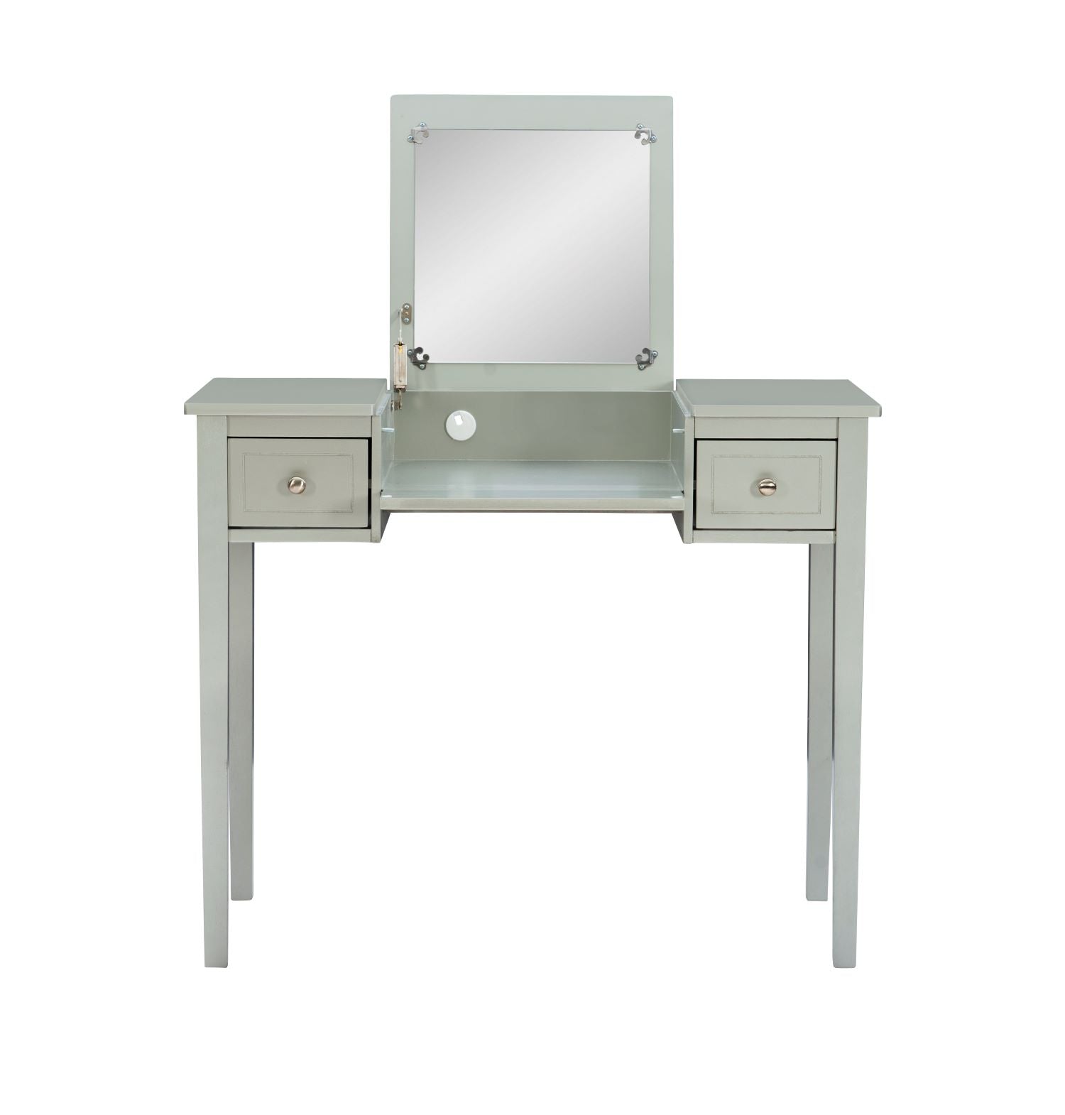 Virginia 2-Piece Vanity Set - Silver
