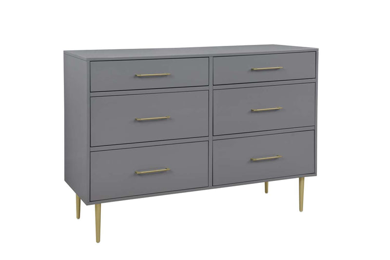 tom ford gold dress Essentials for Living Bradley 7-Drawer Double Dresser in Dove Gray main image 1