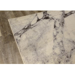 Mirza 7'10" X 10'10" Marble Profile Rug - Cream Grey Area Rug
