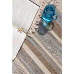 Euclid 3'11" X 5'7" Indoor/Outdoor Banded Rug - Grey Brown Area Rug