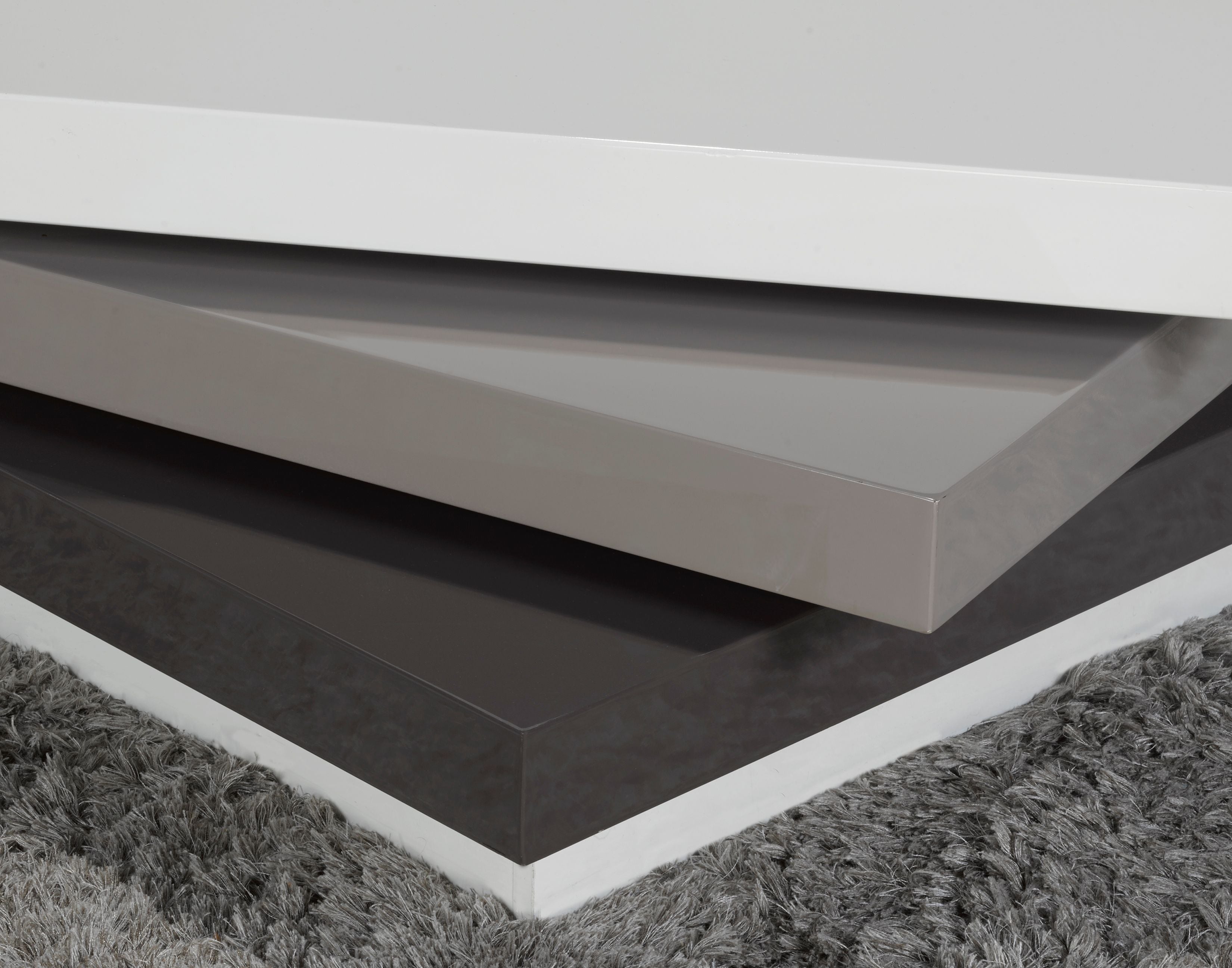 Adina Coffee Table - White, Beige and Grey
