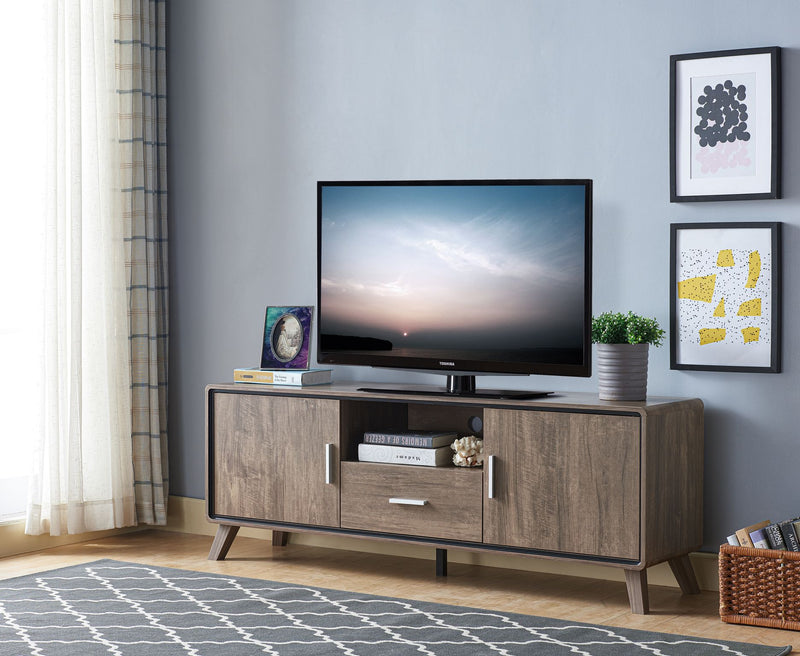 Alessia 60" TV Stand Walnut Brown Leon's