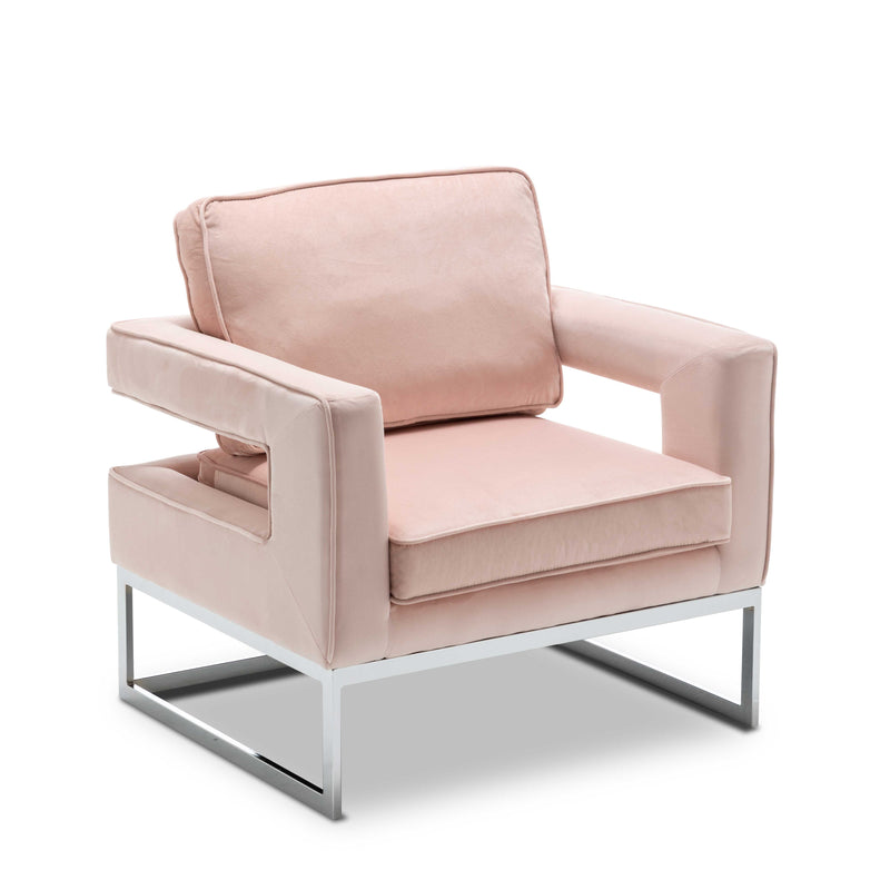 Blush top colored chair