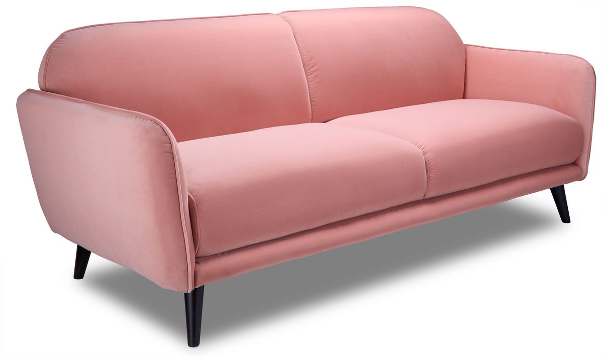Angie Sofa - Blush Pink