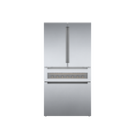 Bosch 36" 21.2 Cu. Ft. Stainless Steel Counter-Depth French Door Refrigerator with Wine Drawer - B36CL81ENG