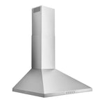Broan Stainless Steel 24" 450 CFM Designer Pyramidal Chimney Hood - BWP1244SS