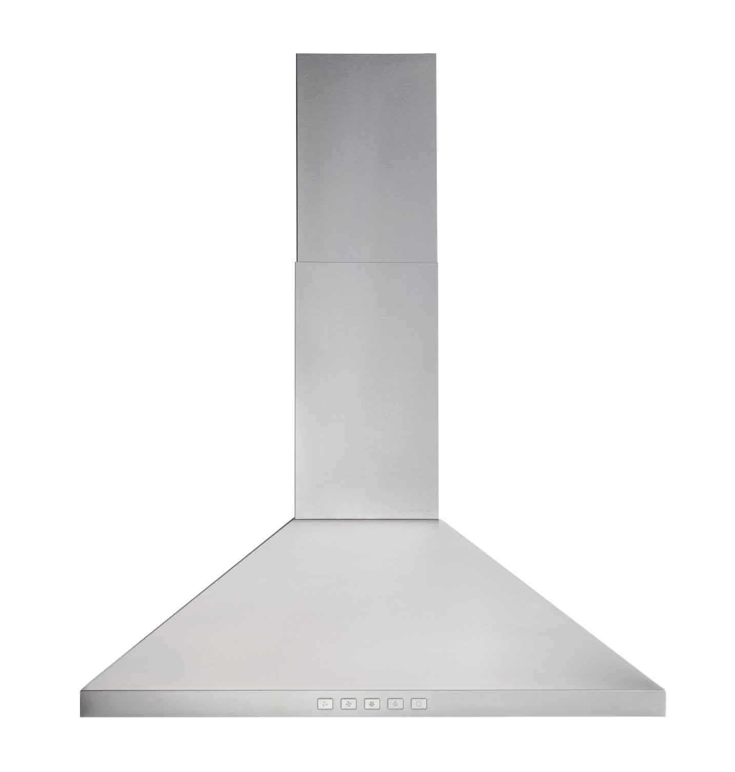 Broan Stainless Steel 24" 450 CFM Designer Pyramidal Chimney Hood - BWP1244SS