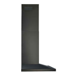 Broan Black Stainless Steel 30" 450 CFM Designer Chimney Range Hood - BWS1304BLS