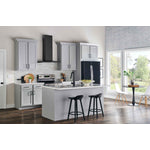 Broan Black Stainless Steel 30" 450 CFM Designer Chimney Range Hood - BWS1304BLS