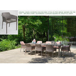 Nardi Rio 9-Piece Outdoor Extension Dining Package - Beige