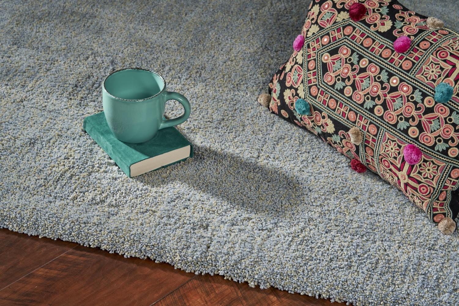 Bahia XVIII 7'6" X 9'6" - Blue Heather Area Rug