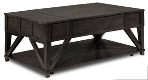 Brandon Lift-Top Coffee Table - African Grey