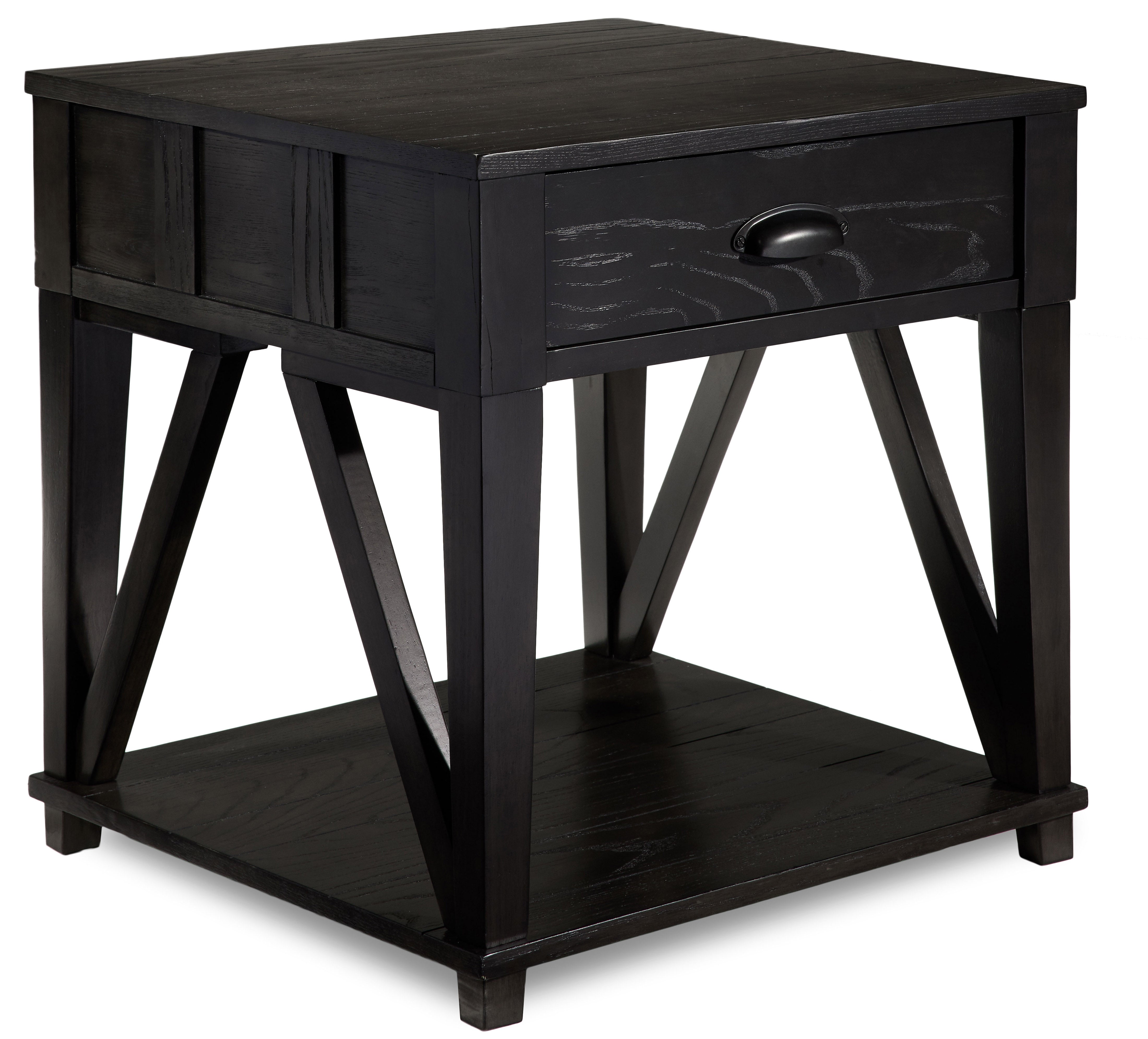 Brandon 24" End Table - African Grey