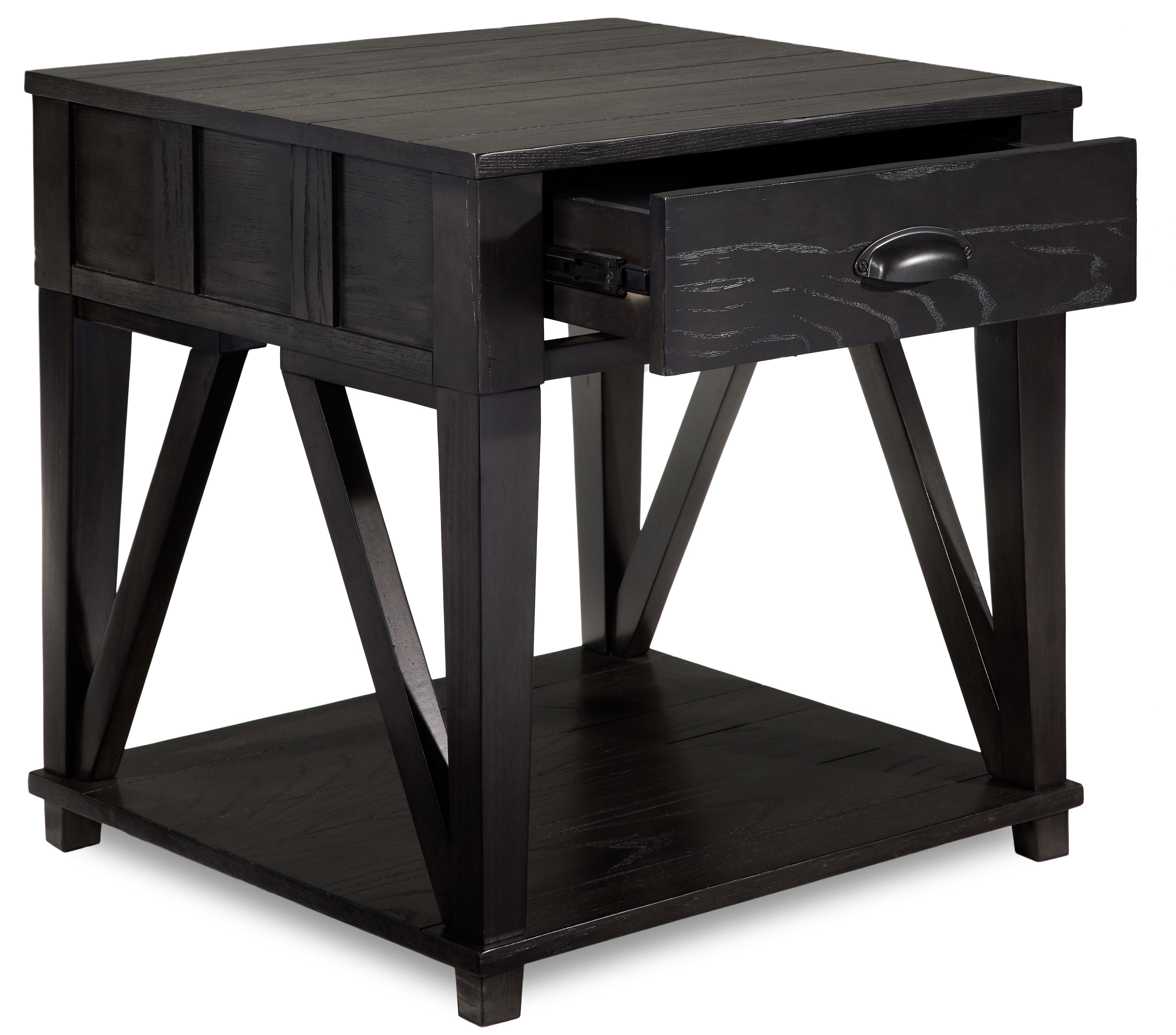 Brandon 24" End Table - African Grey
