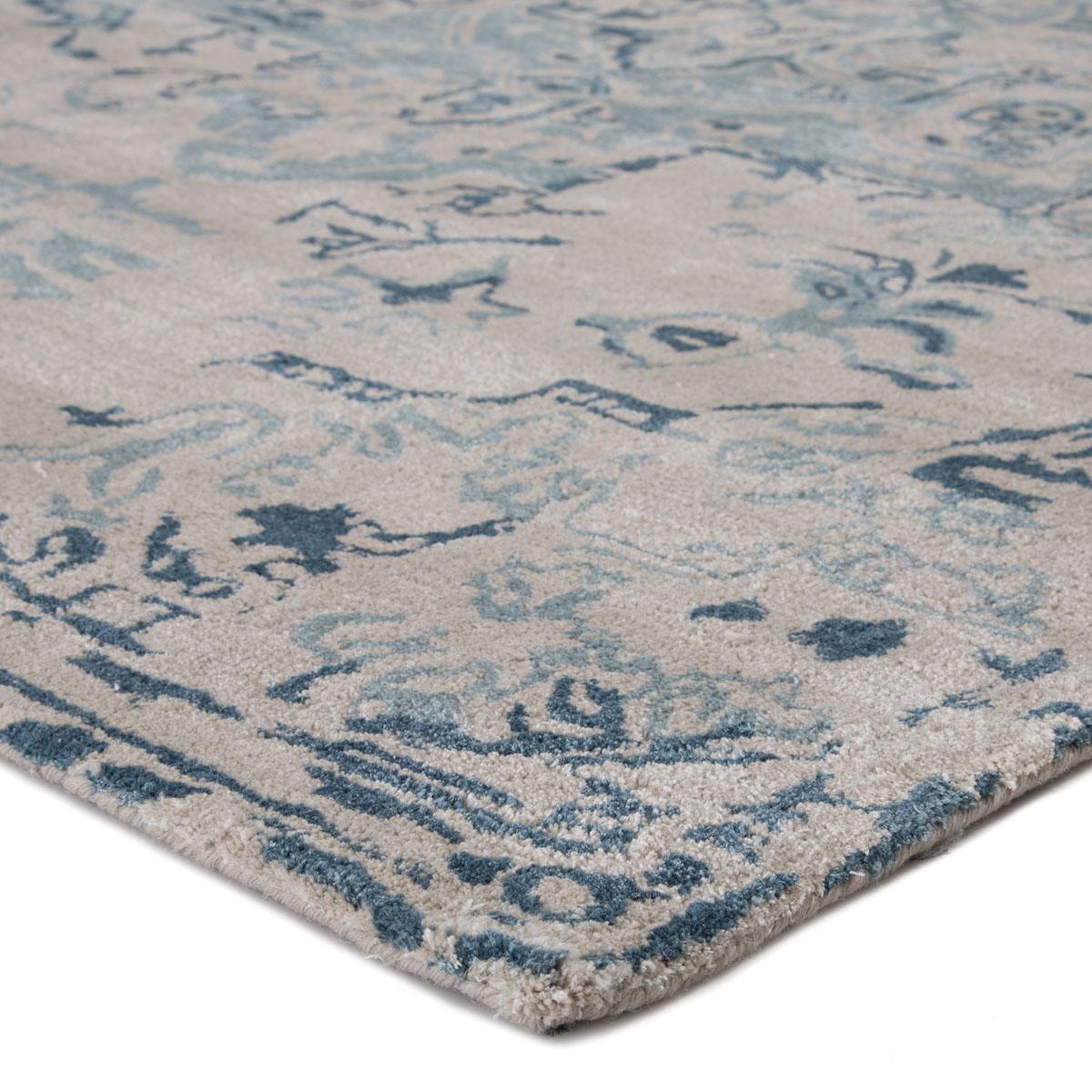 Haleton IV Area Rug - 5' X 8' - Beige/Dark Blue
