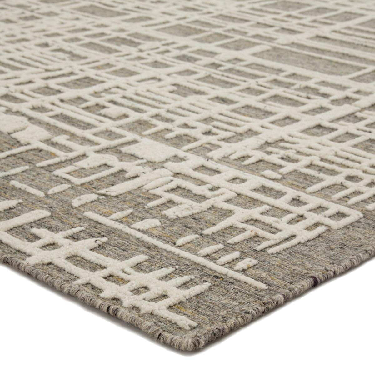 Ithakis Area Rug - 5' X 8' - Grey/Cream