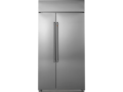 Café Stainless Steel 42" Built-In Side-by-Side Refrigerator (25.1 Cu. Ft.) - CSB42WP2NS1