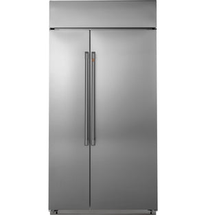 Café 42 " 25.1 Cu. Ft. Stainless Steel Built-In Side-by-Side Refrigerator (25.1 Cu. Ft.) - CSB42WP2NS1