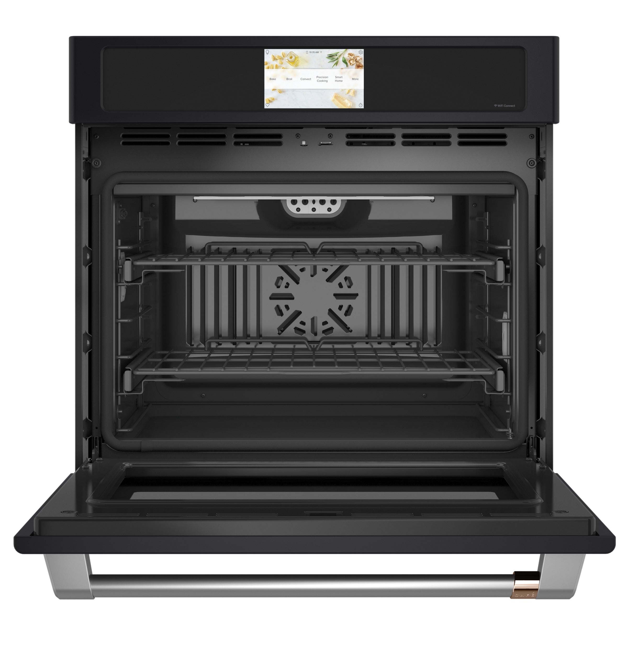 Café Matte Black 30" Built-In Convection Single Wall Oven (5.0 Cu.Ft) - CTS90DP3ND1