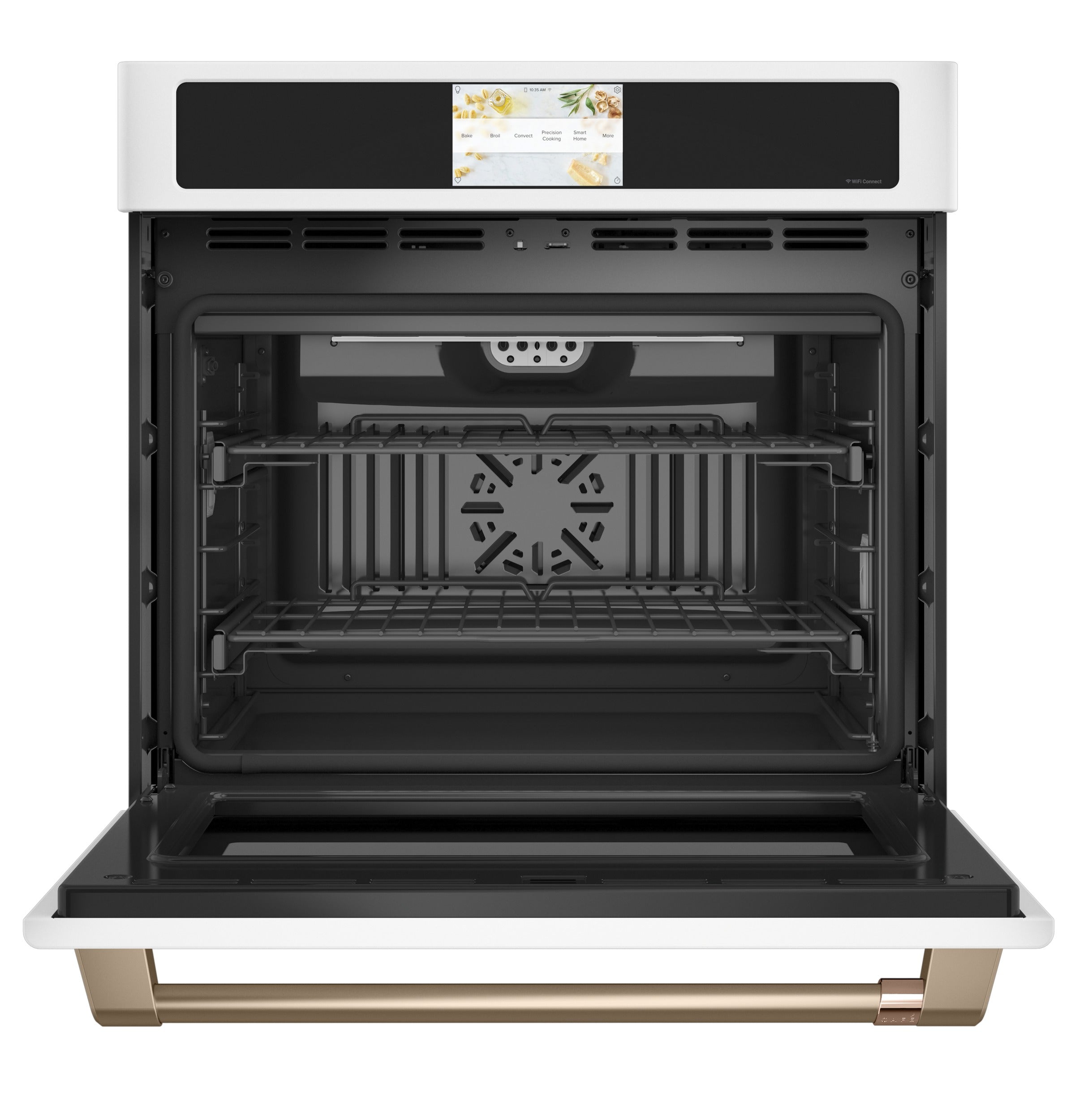 Café Matte White 30" Built-In Convection Single Wall Oven (5.0 Cu.Ft) - CTS90DP4NW2