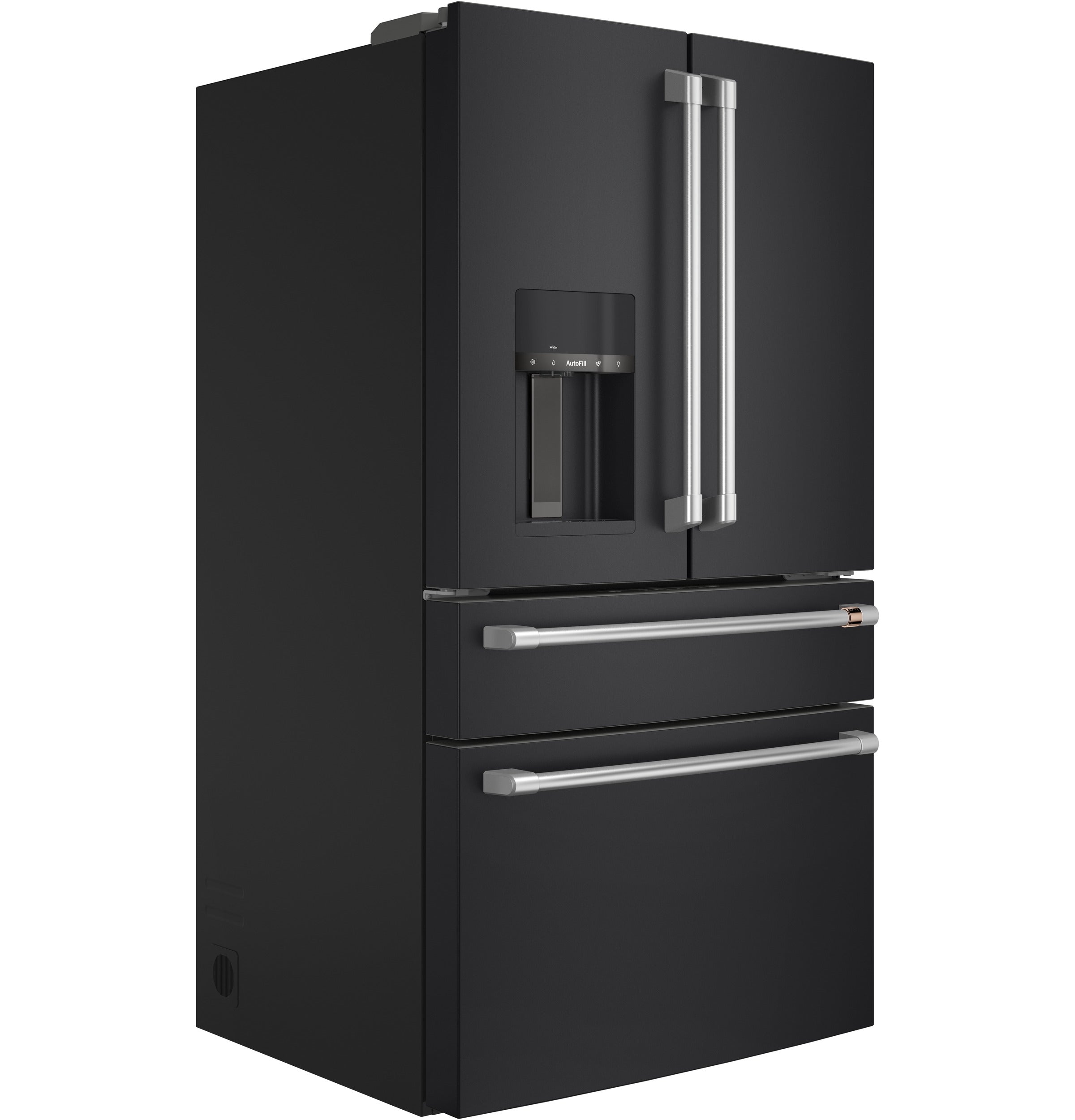 Café 36" 27.8 Cu. Ft. Matte Black 4-Door French Door Refrigerator - CVE28DP3ND1