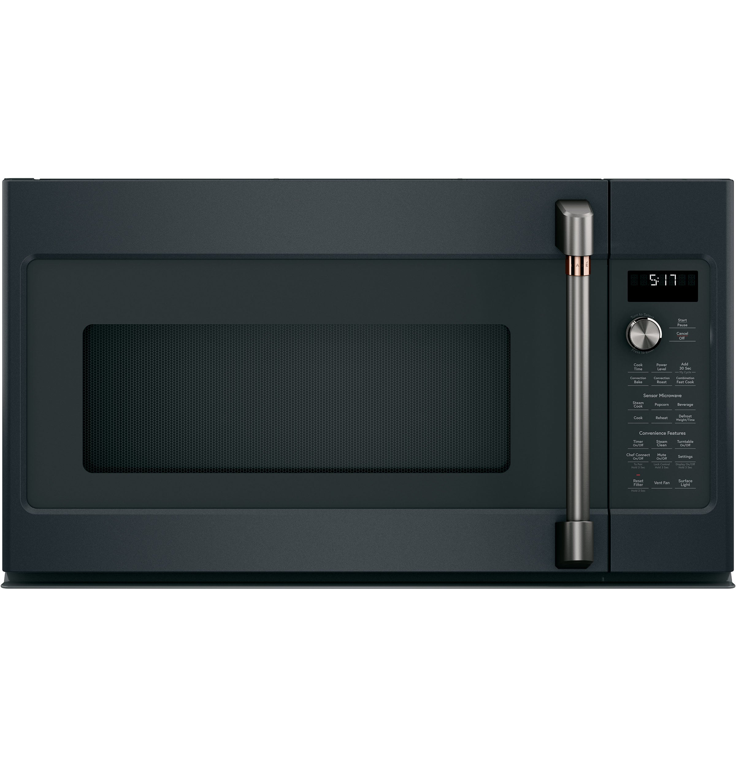 Café Matte Black Over-the-Range Convection Microwave Oven (1.7 Cu.Ft) - CVM517P3MD1