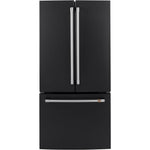 Café 33" 18.6 Cu. Ft. Matte Black Counter-Depth French Door Refrigerator - CWE19SP3ND1