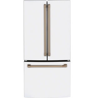 Café 33" 18.6 Cu. Ft. Matte White Counter-Depth French Door Refrigerator - CWE19SP4NW2