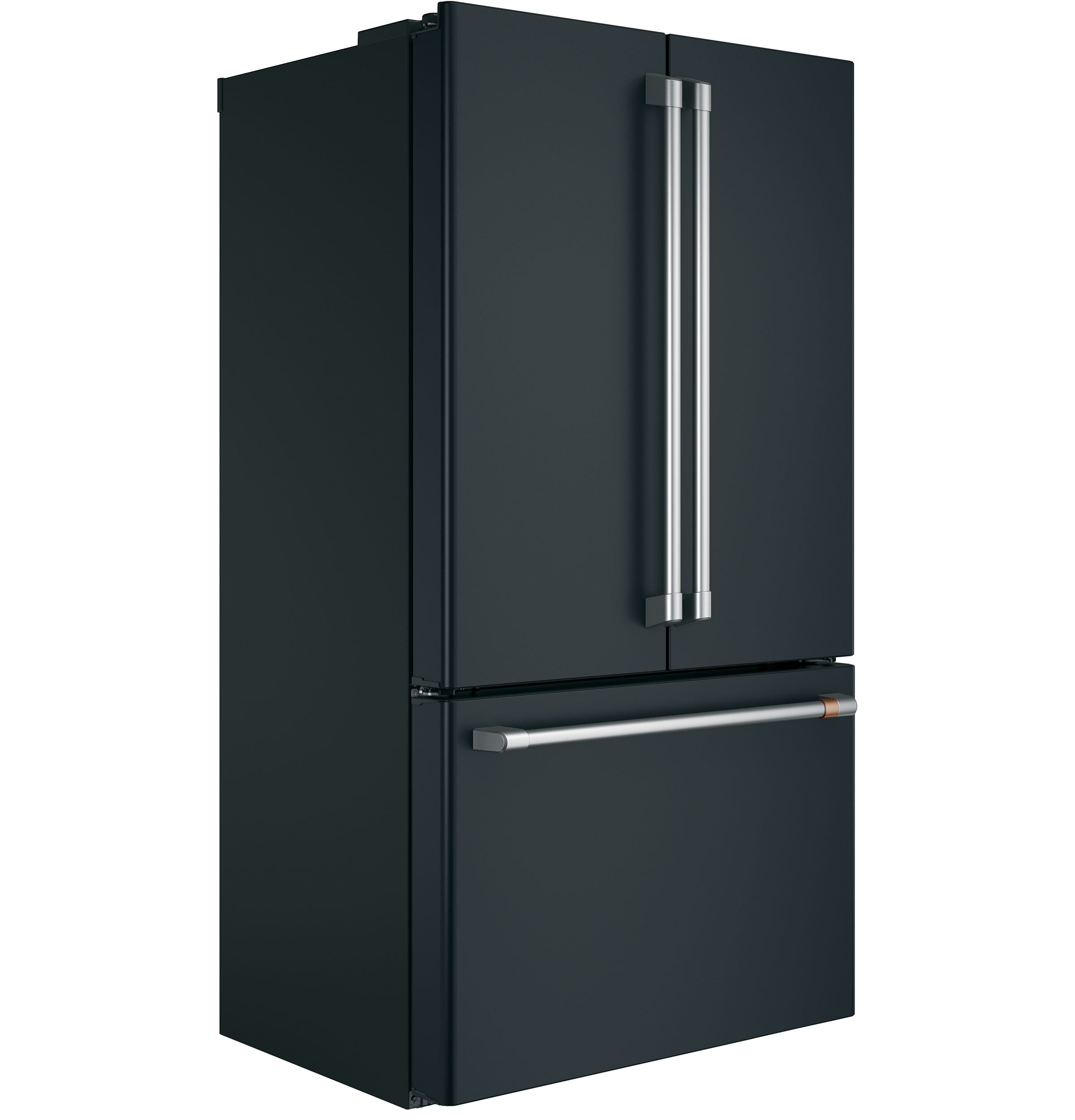 Café 36" 23.1 Cu. Ft. Matte Black Counter-Depth French Door Refrigerator - CWE23SP3MD1