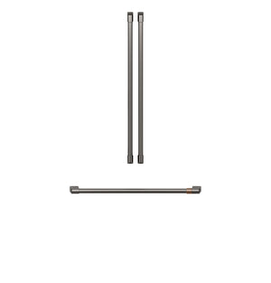 Café Brushed Black Handle Kit for 36" Refrigerators - CXLB3H3PMBT