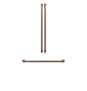 Café Brushed Copper Handle Kit for 36" Refrigerators - CXLB3H3PMCU