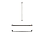 Café Brushed Black Refrigerator Handle Kit - CXQB4H4PNBT